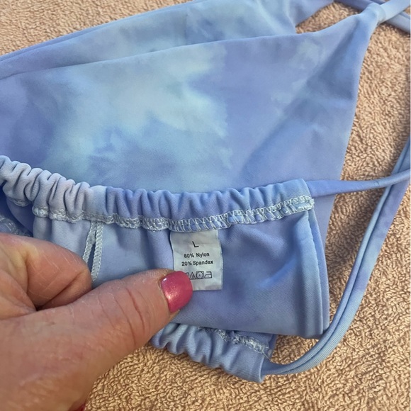 NEW - Tie Dyed lavender String Bikini 
Absolutely gorgeous - Picture 6 of 9